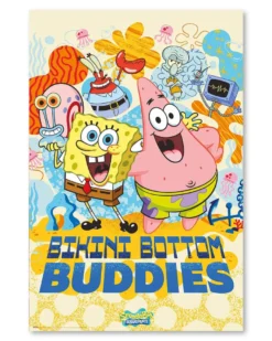 Spongebob Schwammkopf Poster Bikini Bottom Buddies