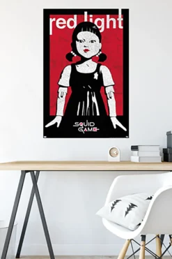 Squid Game Poster Red Light Netflix