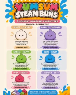 Squishy Steam Bunz Dim Sum Dumpling in Geschenkdose