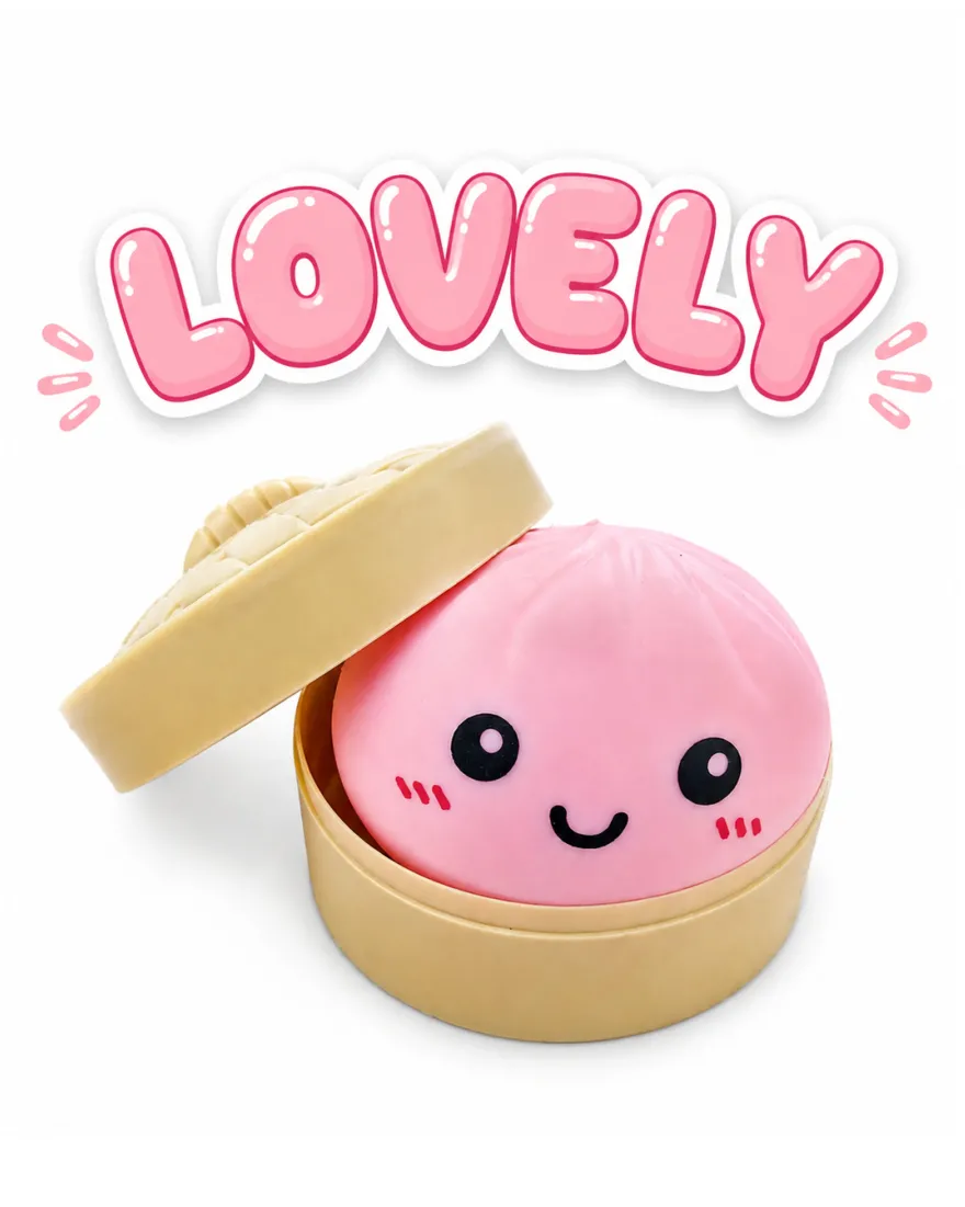Squishy Steam Bunz Dim Sum Dumpling in Geschenkdose