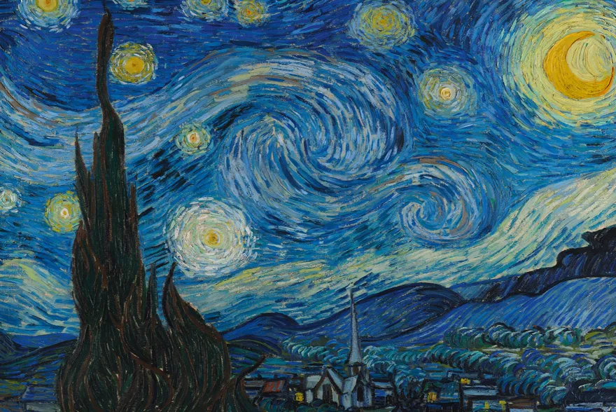 Starry Night Poster Vincent Van Gogh