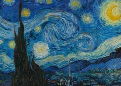 Starry Night Puzzle Van Gogh 2000 Teile, 68,8 x 96,6 cm