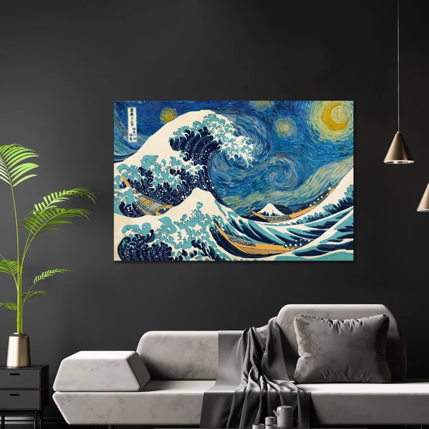 Starry Wave Poster