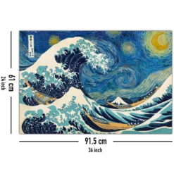 Starry Wave Poster
