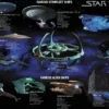 Star Trek Poster Famous Starfleet Ships Collage