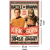 Star Trek Poster Kirk vs Gornstar