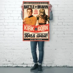 Star Trek Poster Kirk vs Gornstar
