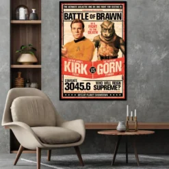 Star Trek Poster Kirk vs Gornstar