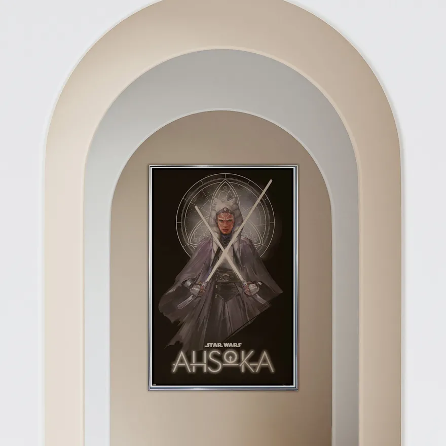Star Wars Ahsoka Poster Ahsoka Tano mit Lichtschwerter