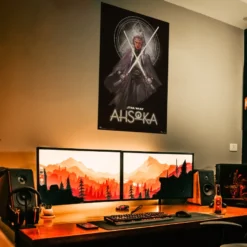 Star Wars Ahsoka Poster Ahsoka Tano mit Lichtschwerter
