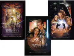 Star Wars Episode I-III Poster 3er-Set