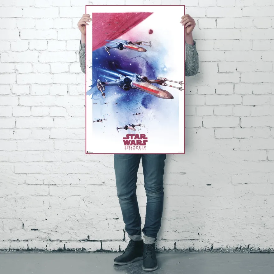 Star Wars Episode IV Poster X-Wing Sternjäger