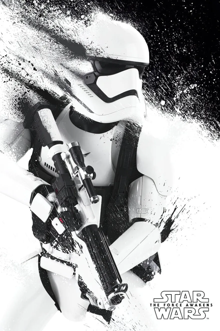 Star Wars: Episode 7 Poster Stormtrooper Paint
