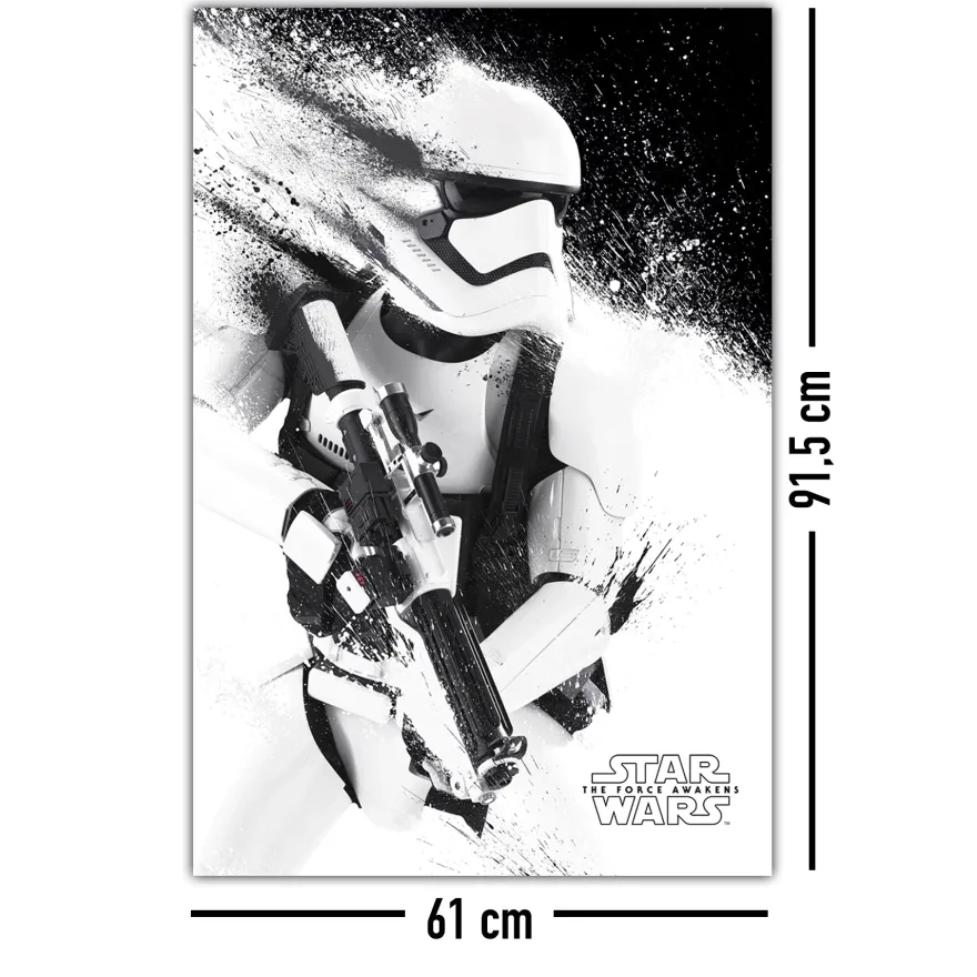 Star Wars: Episode 7 Poster Stormtrooper Paint