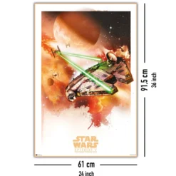 Star Wars Episode V Poster Millenium Falcon