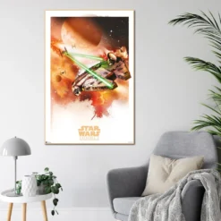 Star Wars Episode V Poster Millenium Falcon