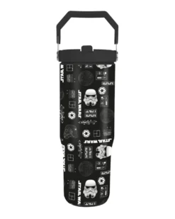 Star Wars 30 oz Tumbler mit Griff & Flip-Strohhalm 0,85l