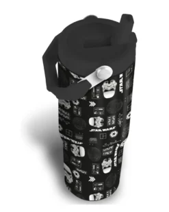 Star Wars 30 oz Tumbler mit Griff & Flip-Strohhalm 0,85l