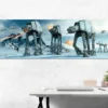 Star Wars Poster AT-AT Fight Langbahnposter