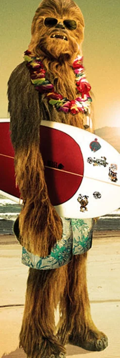 Star Wars Poster Chewbacca Surfin'