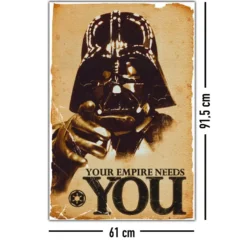Star Wars Poster Darth Vader Your Empire Needs You