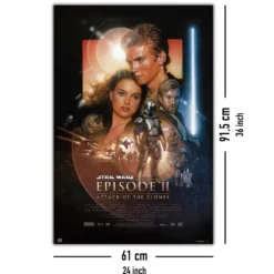 Star Wars Poster Episode 2 Attack of the Clones