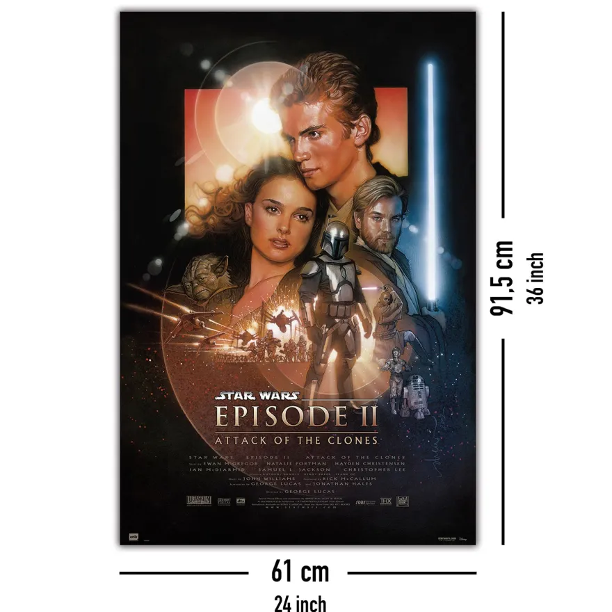 Star Wars Poster Episode 2 Attack of the Clones