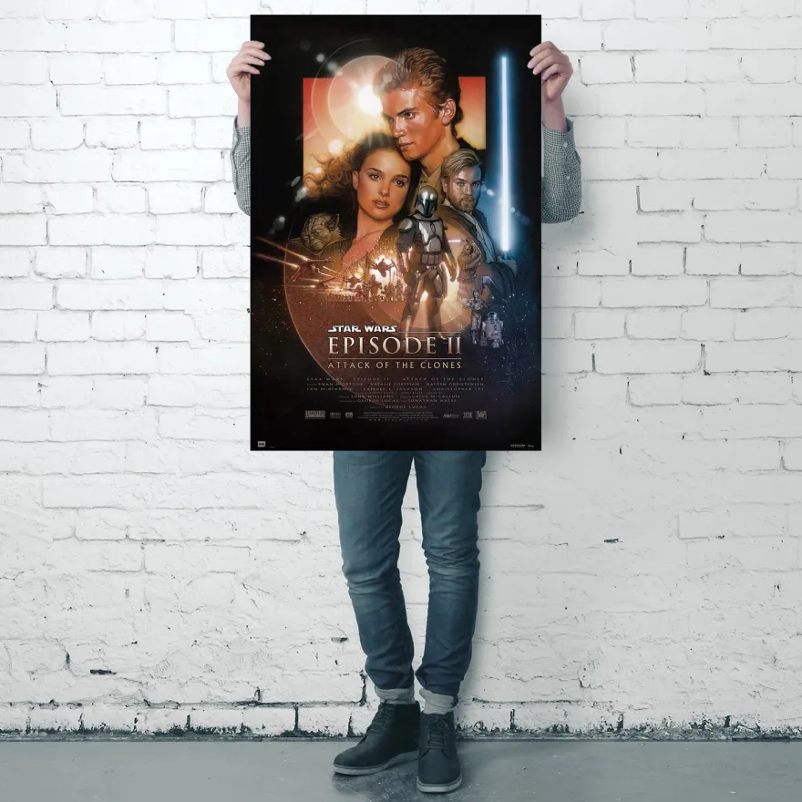 Star Wars Poster Episode 2 Attack of the Clones