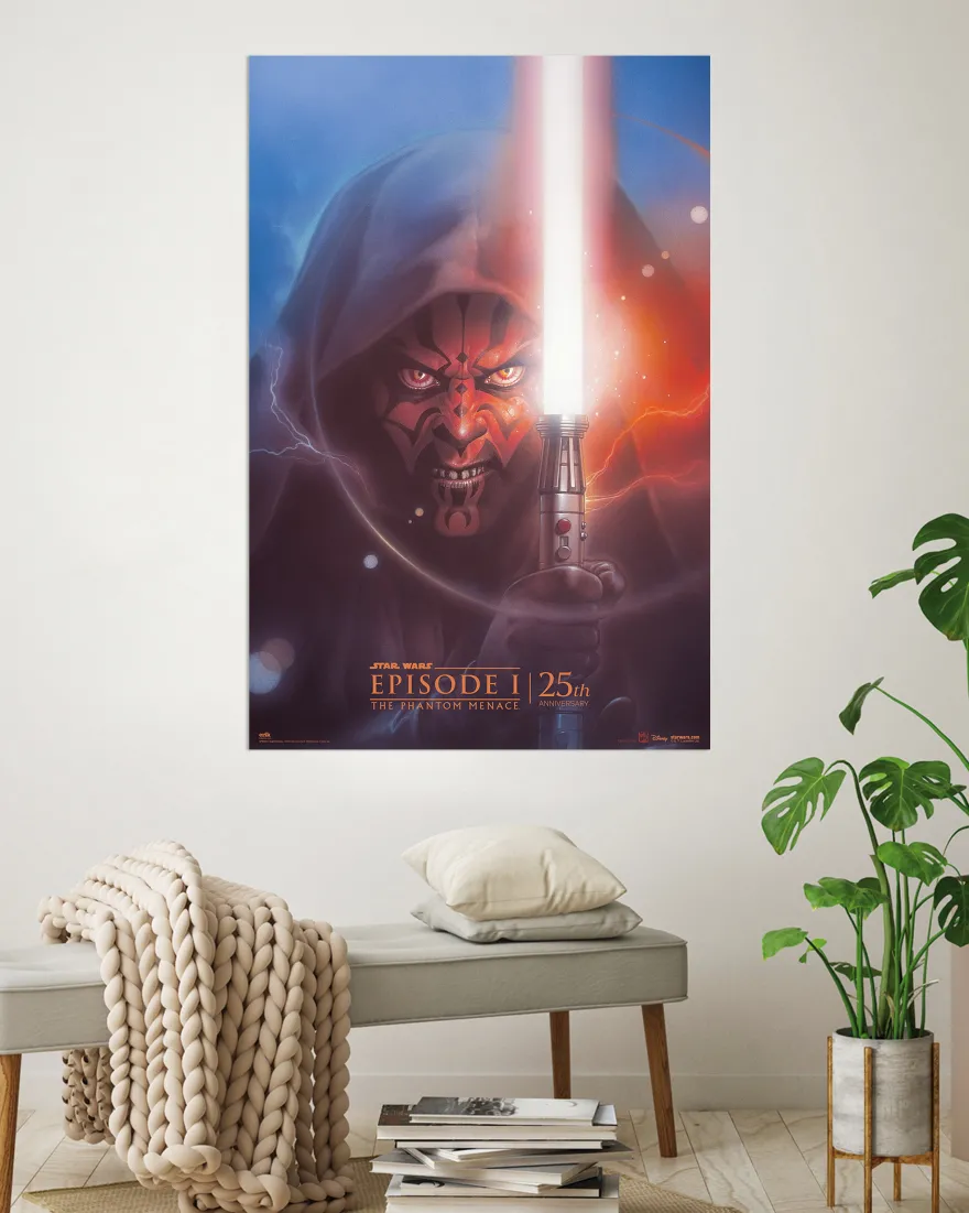 Star Wars Poster Episode 1 25th Anniversary