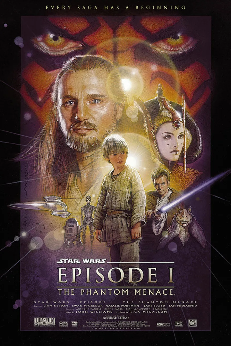 Star Wars Poster Episode 1 The Phantom Menace