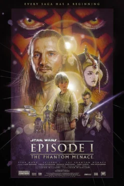 Star Wars Poster Episode 1 The Phantom Menace