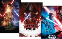 Star Wars Poster 3er-Set Episode VII, VIII, IX