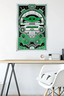 Star Wars Poster Grogu Disney 100th anniversary