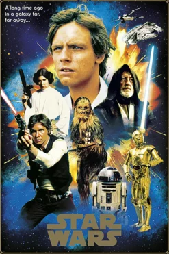 Star Wars Poster Hereos 40th Anniversary