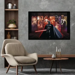 Star Wars Poster Hexalogie Darth Vader