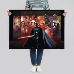 Star Wars Poster Hexalogie Darth Vader
