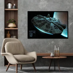Star Wars Poster Millennium Falcon