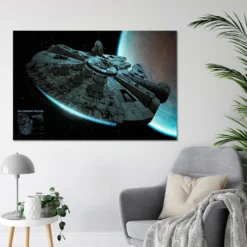 Star Wars Poster Millennium Falcon