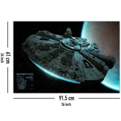 Star Wars Poster Millennium Falcon