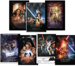 Star Wars Posterset Filmplakat