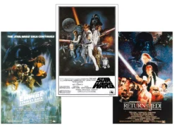 Star Wars Posterset Filmplakat Episode 4 - 6 US Size