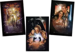 Star Wars Posterset Filmplakat Episode I - III