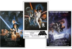 Star Wars Posterset Filmplakat Episode IV - VI
