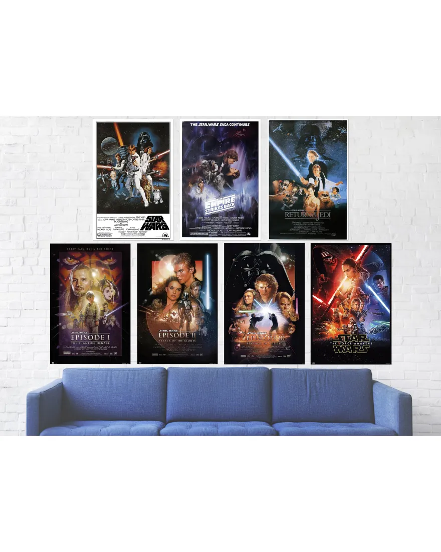 Star Wars Posterset Teil I - VII