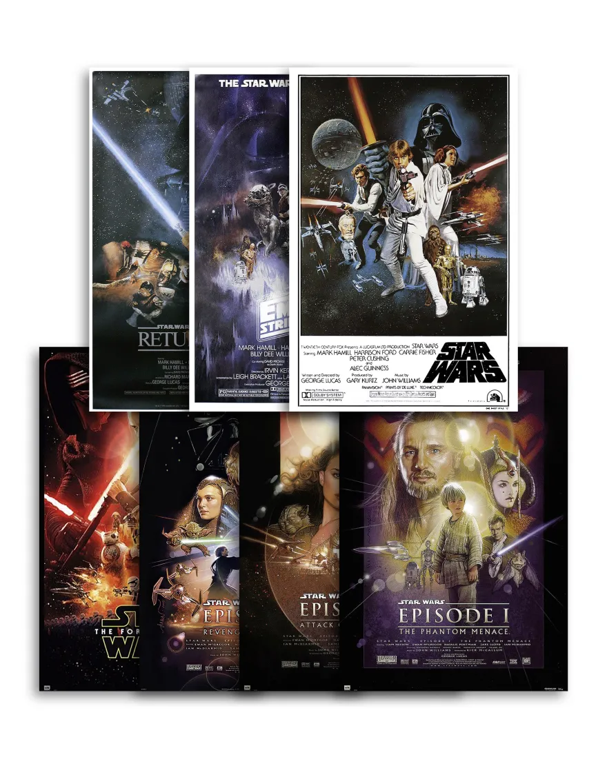 Star Wars Posterset Teil I - VII