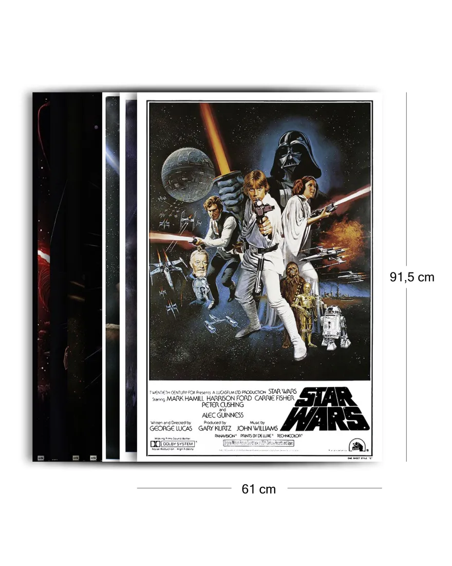 Star Wars Posterset Teil I - VII