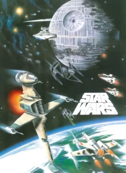 Star Wars Poster Space Battle