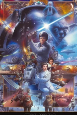 Star Wars Poster 20th Anniversary