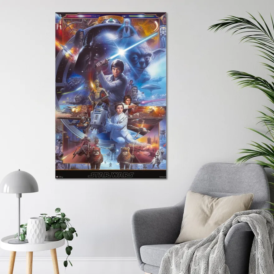 Star Wars Poster 20th Anniversary