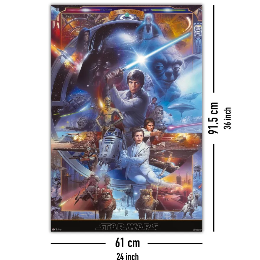 Star Wars Poster 20th Anniversary
